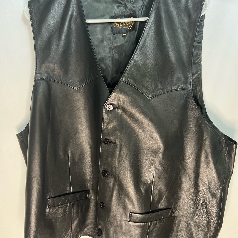 Scully Y2K Western leather vest